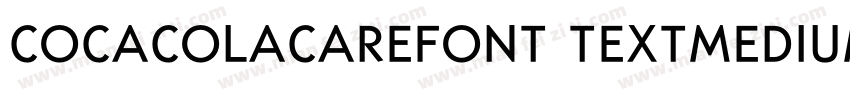 COCACOLACAREFONT TEXTMEDIUM GB1字体转换
